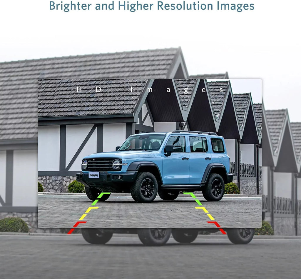 Back Truck, 2 Systems 5" Camera SunGo2 for Installation, for Camera Car/Trailer/Pickup/Mini Backup True Wireless Supports Solar Reverse Monitor Up for DIY Wireless RV Camera HD