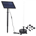 Water Water Solar Pond Pump Patio Pump Birdbath Panel Tank for 10V/8W Adjustable Fountain Panel Pump Solar with Lawn Small Fish Fountain Garden Pool Kit Powered Outdoor DIY Fountain