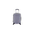 InUSA (IUROY00S-SIL) Plastic Silver Luggage Carry-On Royal