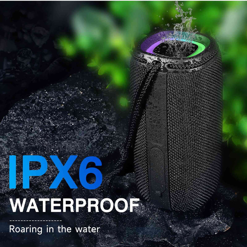 Speakers Speaker LG Wireless IPX5 Pairing, UrbanX Waterproof Punchy HD X808 with 360¡ã for One Bluetooth Portable Black G7 Surround - Bass, True Sound Speaker, BT5.3,