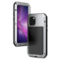 Rugged and (Silver) iPhone Travel Heavy Protection, Pro Shockproof Military Outdoor Grade Case Duty 11 Aluminum Metal Gorilla Resistant Glass Scratch