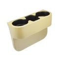 Car Car Cup Pocket Storage Gap Seat Box Multi-function Holder Side Beige Filler Seat Console Organizer