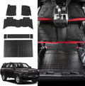 with Compatible 4Runner Toyota Cargo Trunk Mats,Fit (Trunk 2023 + Cargo Rongtaod Floor with Tray) 2013-2024 Mats Mat Liner Floor Sliding Liner Accessories 4 Mat Seats Trunk 5 Runner Mats