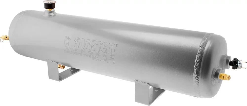 for Fits Vixen Kit VXO8330APRO/4124XC Complete Trumpets. 200psi Vehicles 4 Pickup/Jeep/SUV Aluminum dB. Tank, Compressor, Air 3 like Gallon Trucks/Car/Semi. Loud Train System- Horns Onboard Horn Super