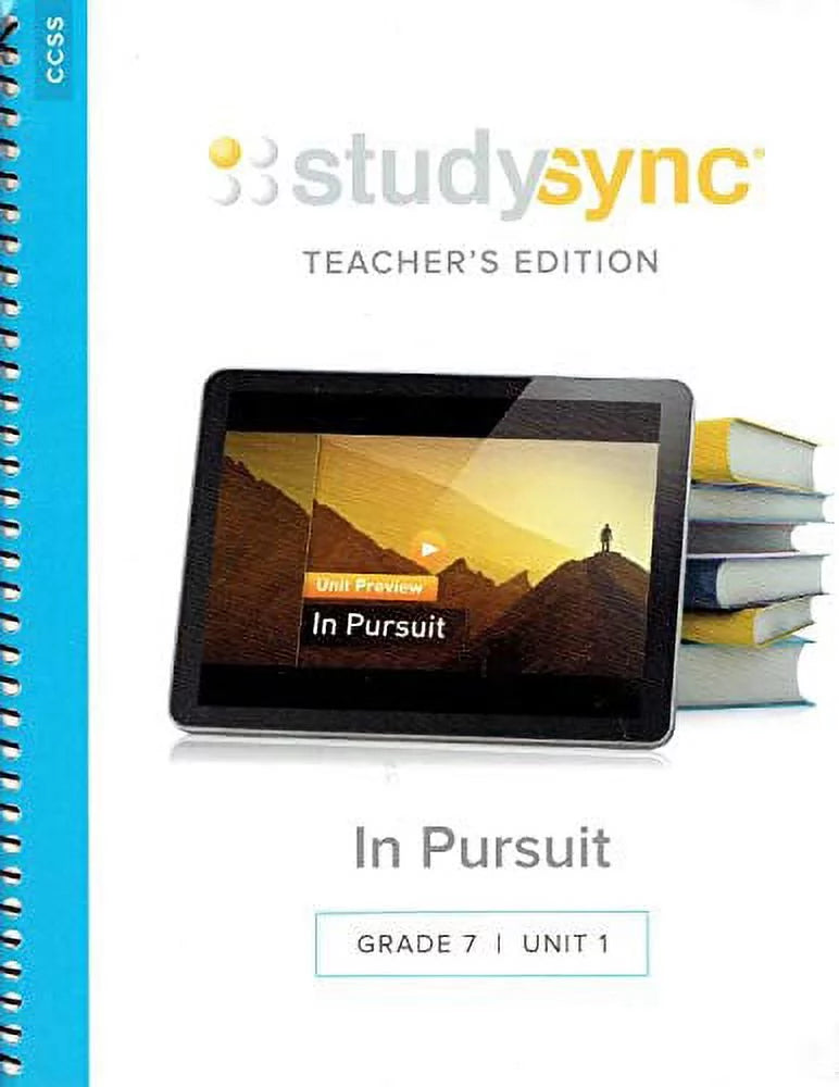 1944695087, Pursuit, - New 9781944695088, In 1, Teacher's 2017 Edition, Unit 7, Grade Sync: Study