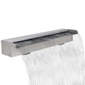 Pool 3.1 23.6 Dcenta 4.5 Water x Garden Spillway x Inches Descent Fountain x Pool Waterfall x Steel Fountain Stainless Spa H) Feature D (W