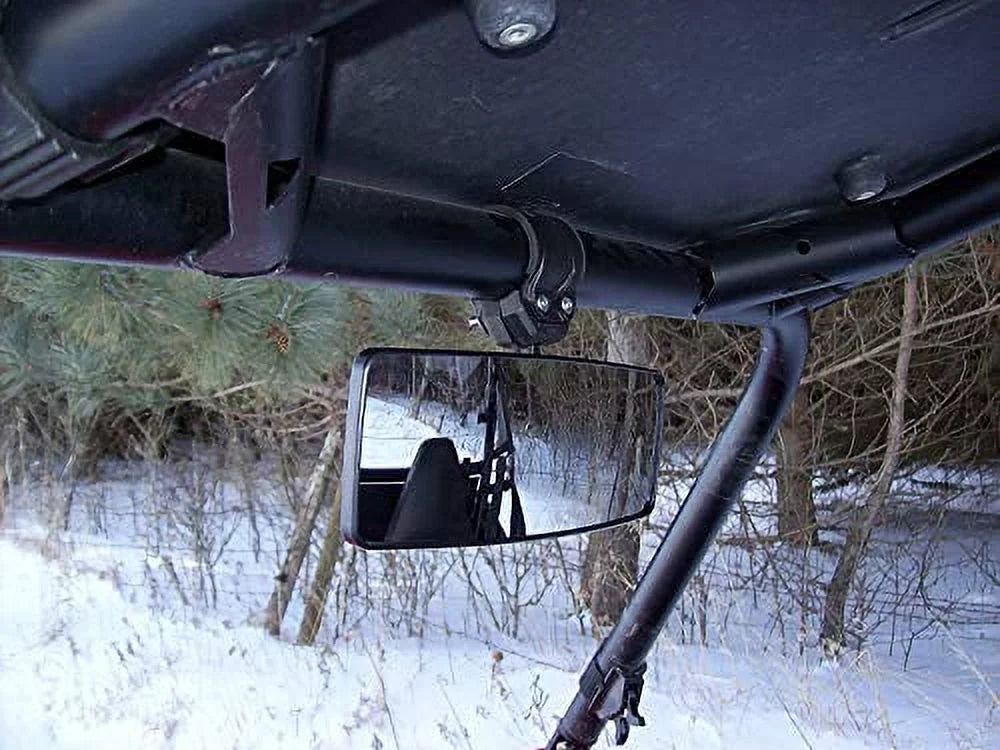 John Honda 1 Deer MIRROR Mount Kawasaki 98310 Roll Fits Polaris Bar Yamaha REARVIEW Kubota 1/2"-2" Universal UTV -