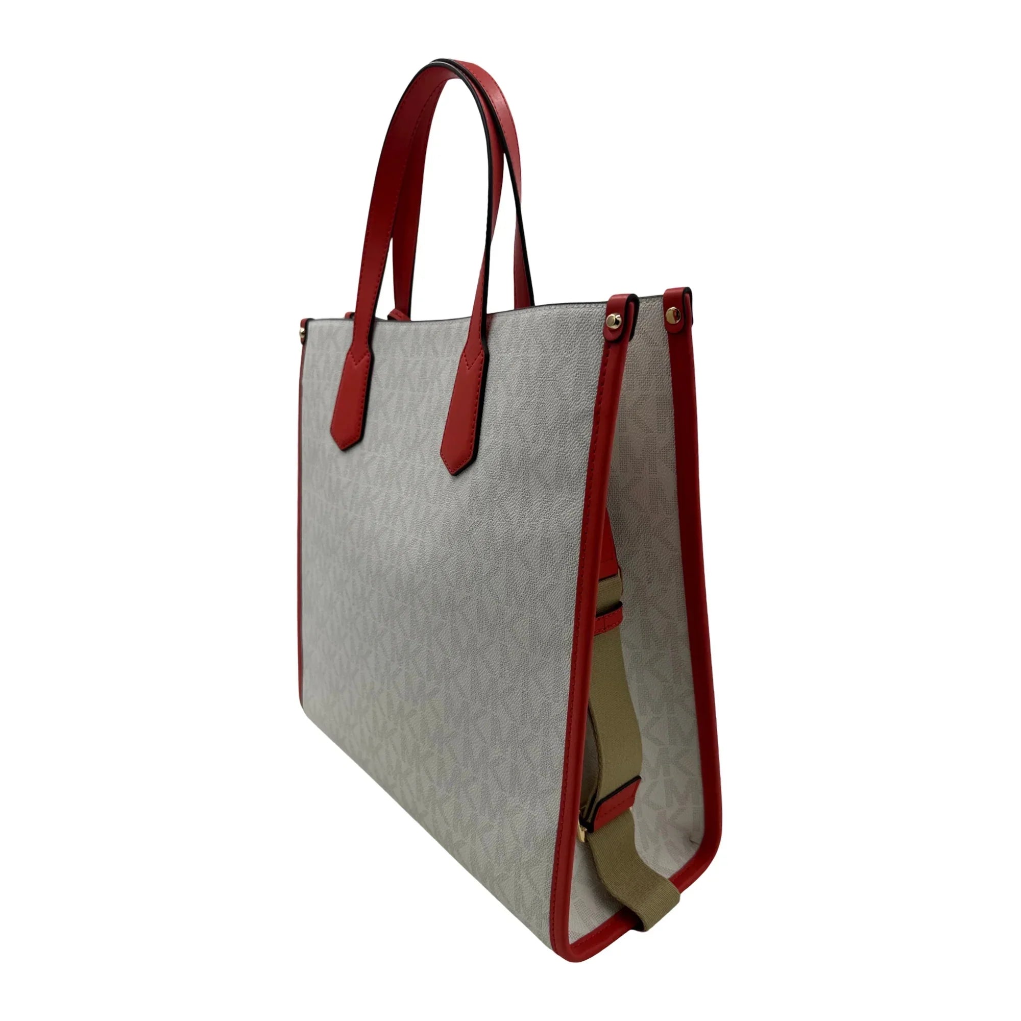 Kors Logo Spiced Michael - Large Coral Tote Maple