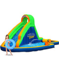 19' Water Zone Slide Blast Hydro Inflatable Rush