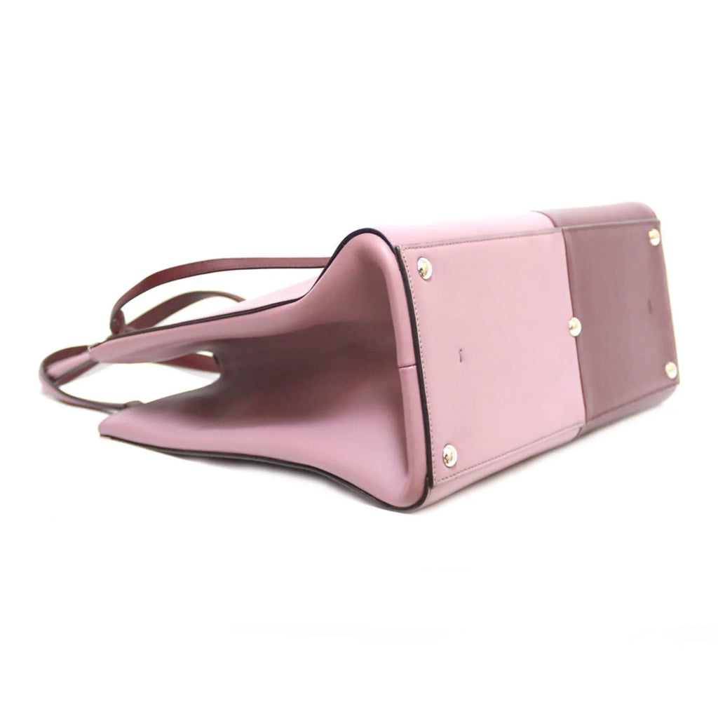 Women's Pre-Owned Leather Bag Fendi Pink (Fair) Shoulder FENDI