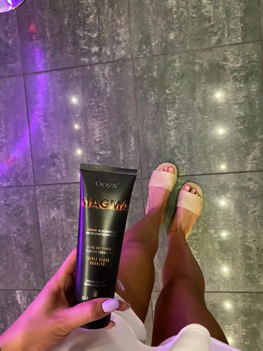 Only Onyx for Ultra Black Bronzer Advanced Tanners Triple Hot Magma