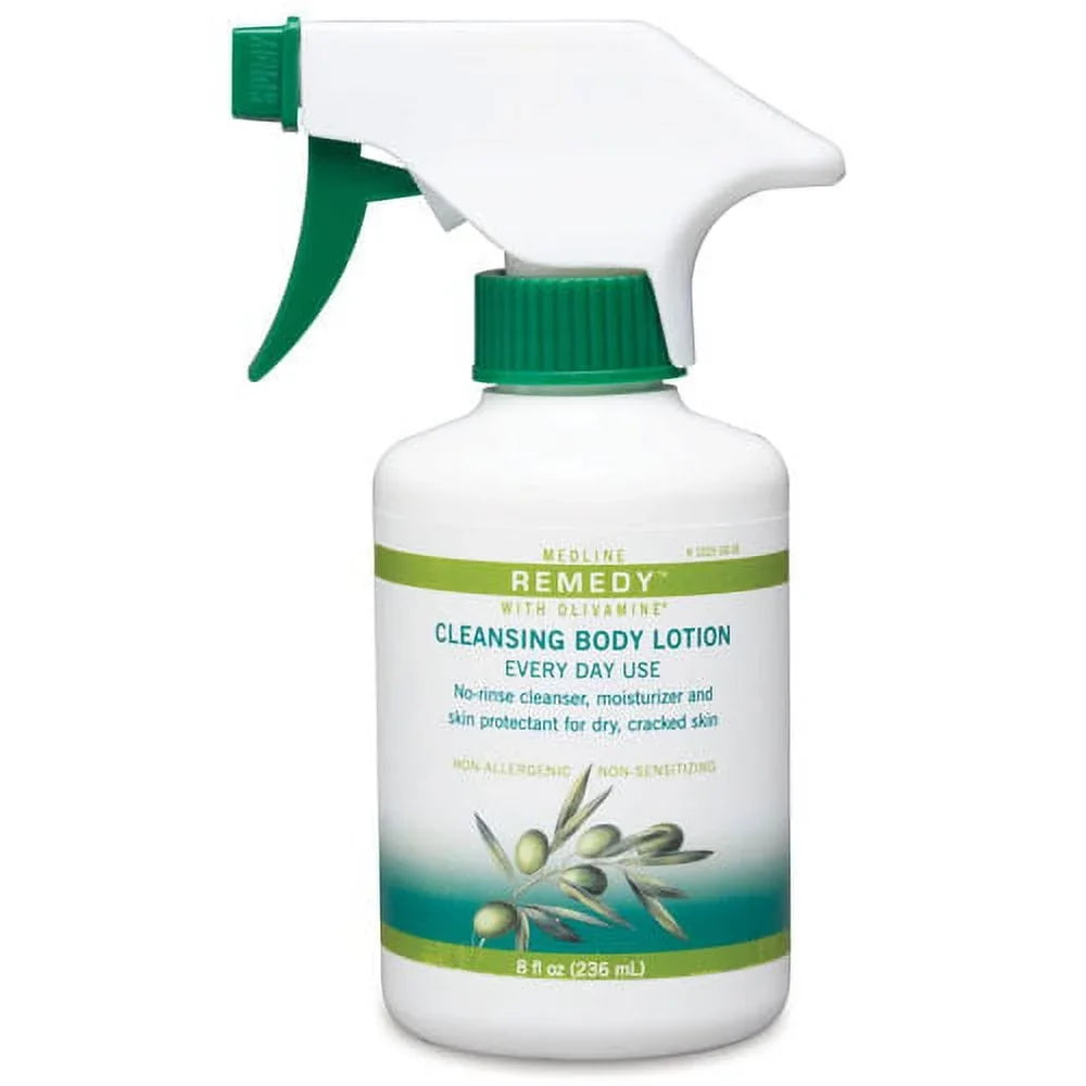 8 Every 2 Day Olivamine Lotion Medline Cleansing Body Pack Remedy Oz, Use,