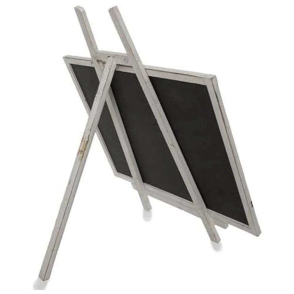 Easel, Wooden With White Chalkboard Worn