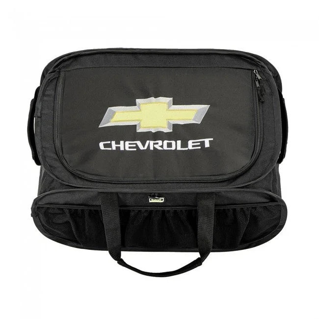 '- Trunk Organizer Chevrolet Pop Gold Up Bowtie Black