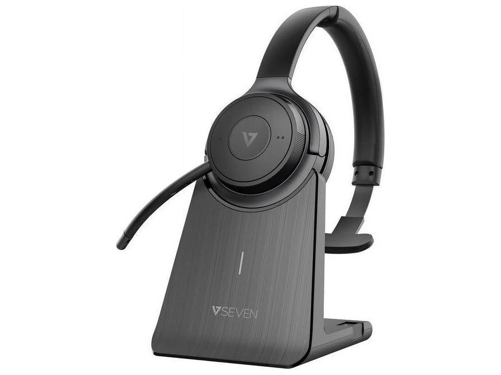 Gray/Black Headset Ear V7 On Mono (HB605M) Wireless