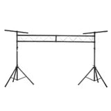 Light 10 Bars Portable Ft 200 Stand Capacity Chauvet DJ T Trussing lb w/ CH-31 -