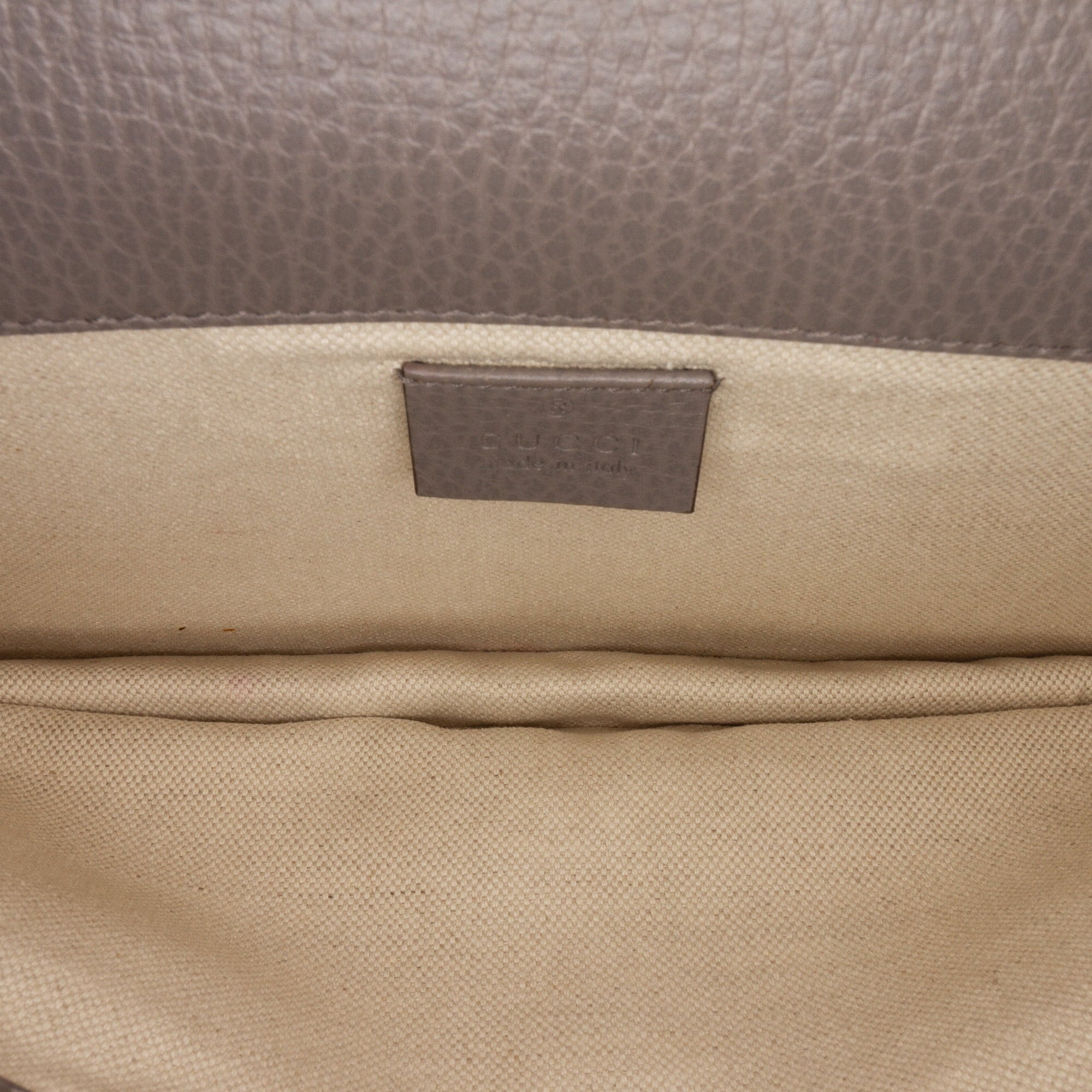 Unisex Authenticated Gray Calf Shoulder Leather Small Bag Dionysus Pre-Owned Gucci (Good)