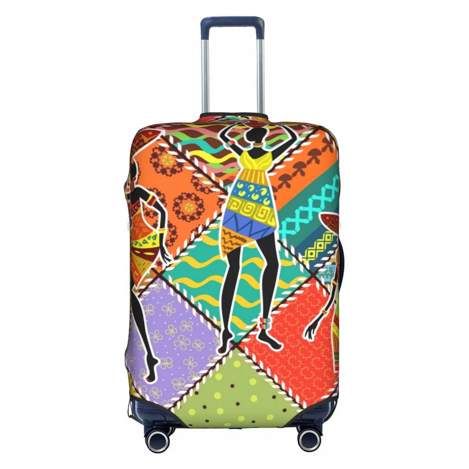Suitcase Cover Kll Suitcase Protector- Womans Dancing African Cover Luggage