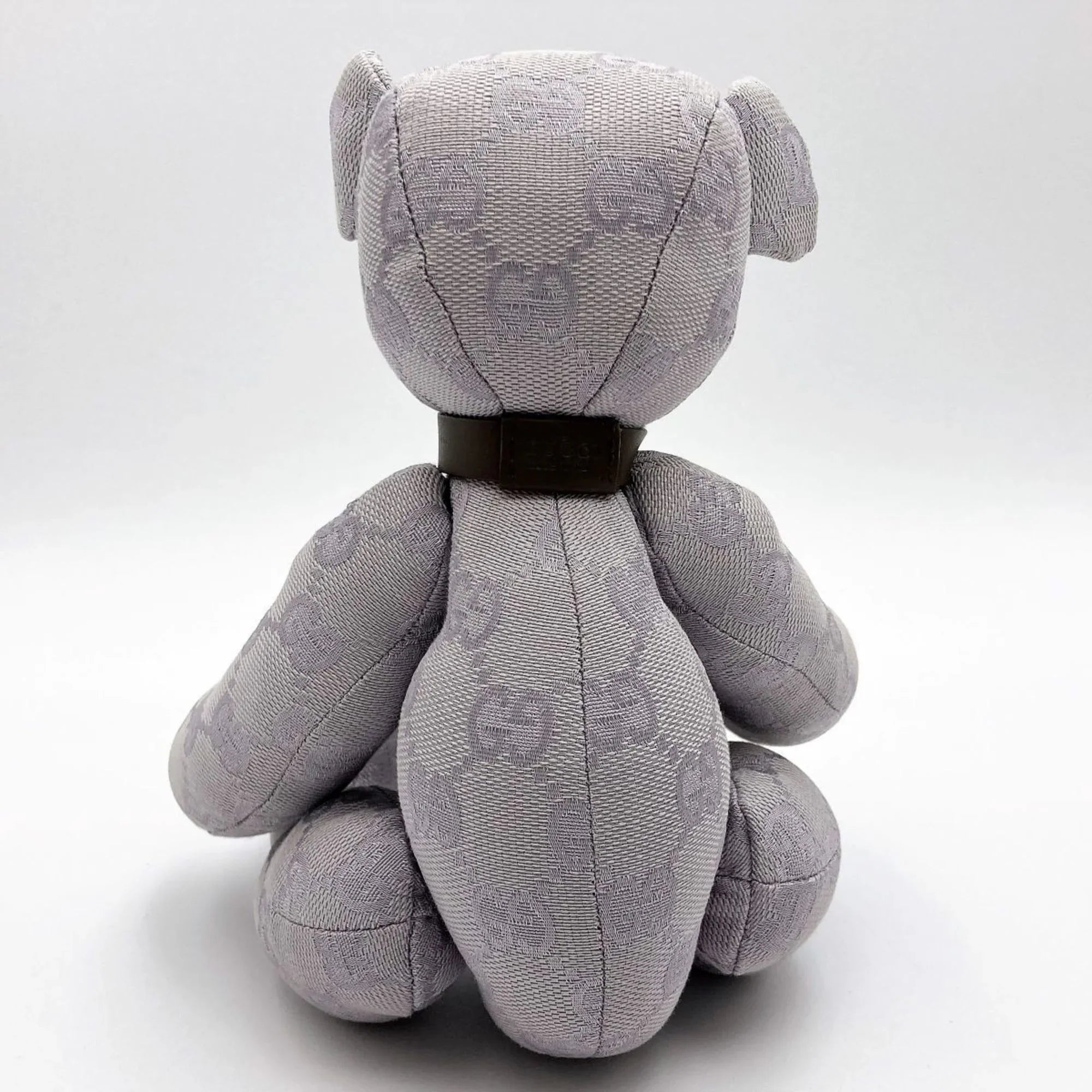 Brown Purple x Canvas Ladies Gucci Kids Pre-Owned Plush GG (Good) GUCCI Interior Bear Toy