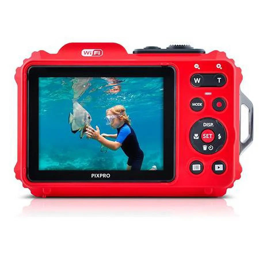 Memory and Card Waterproof Rugged with WPZ2 PIXPRO 32GB Red, HD Camera, Digital Bag Bundle 16MP Camera Full