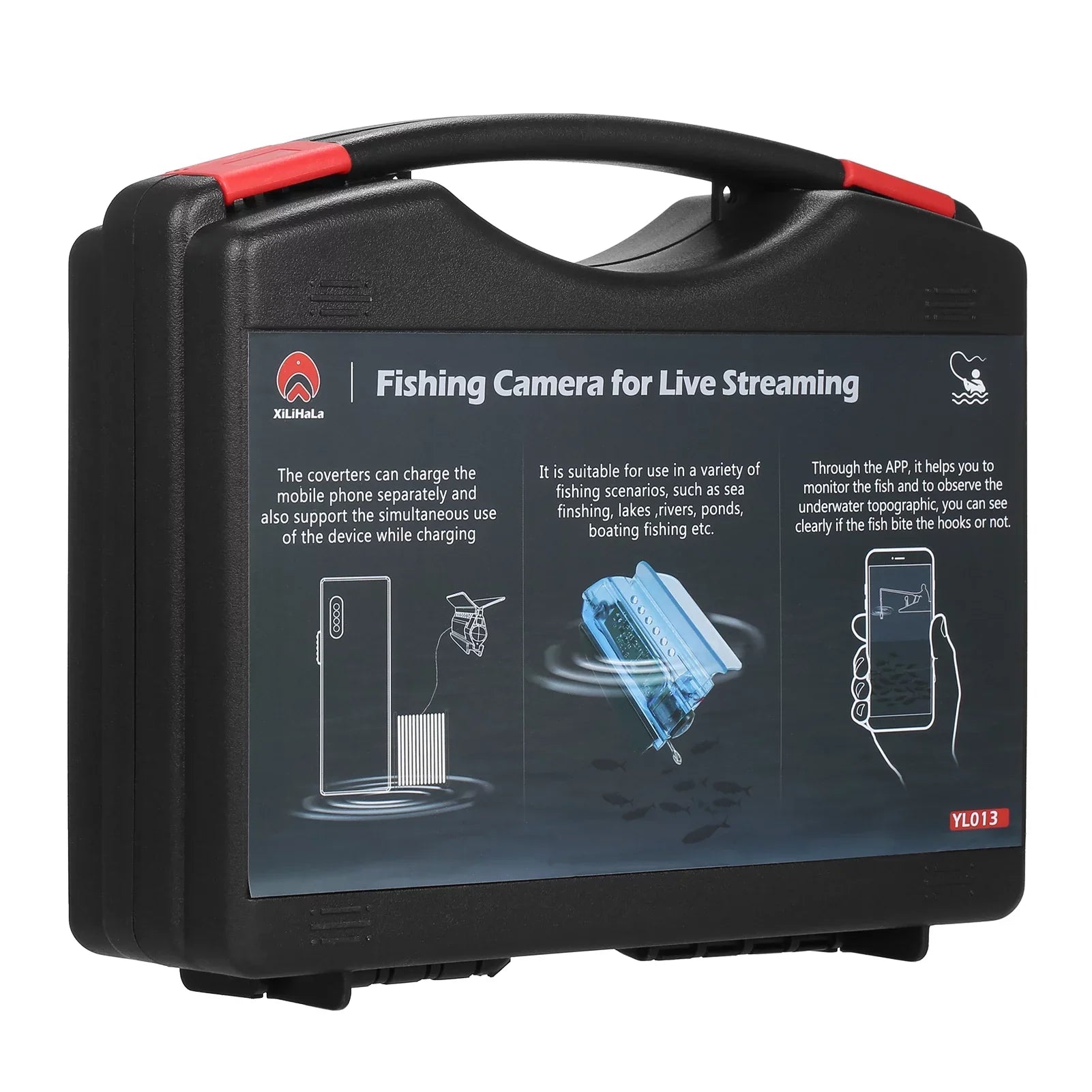 for into Ice Depths Underwater Live Camera 1080P Dive Fish Lake with Kayak Fishing Video Sea Boat - Gofishup Finder