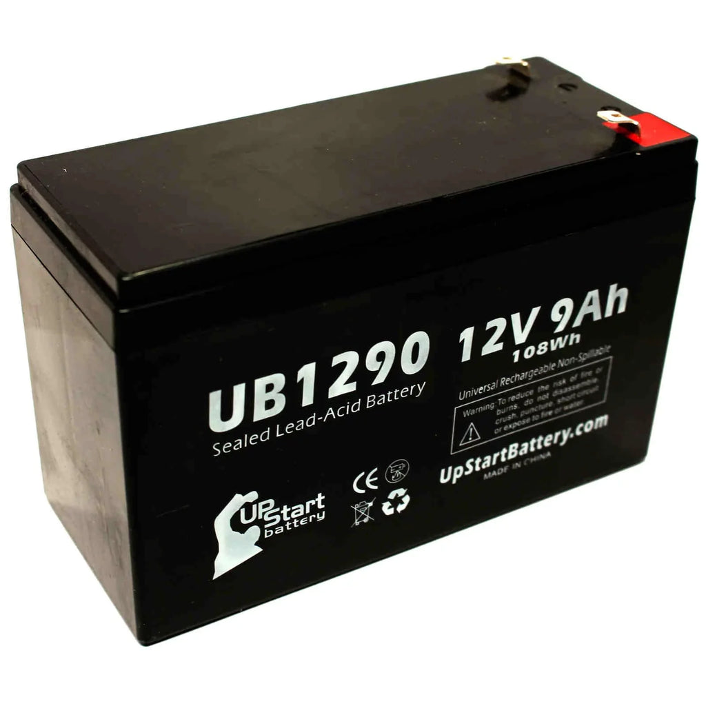 F1 UB1290 - Adapters 9Ah, Universal Includes 9000mAh, 280ES F1 Battery Terminal, (12V, AGM, 8 - Terminal SLA) Acid Battery Lead to Pack - Opti-ups Sealed Compatible Replacement F2 4x