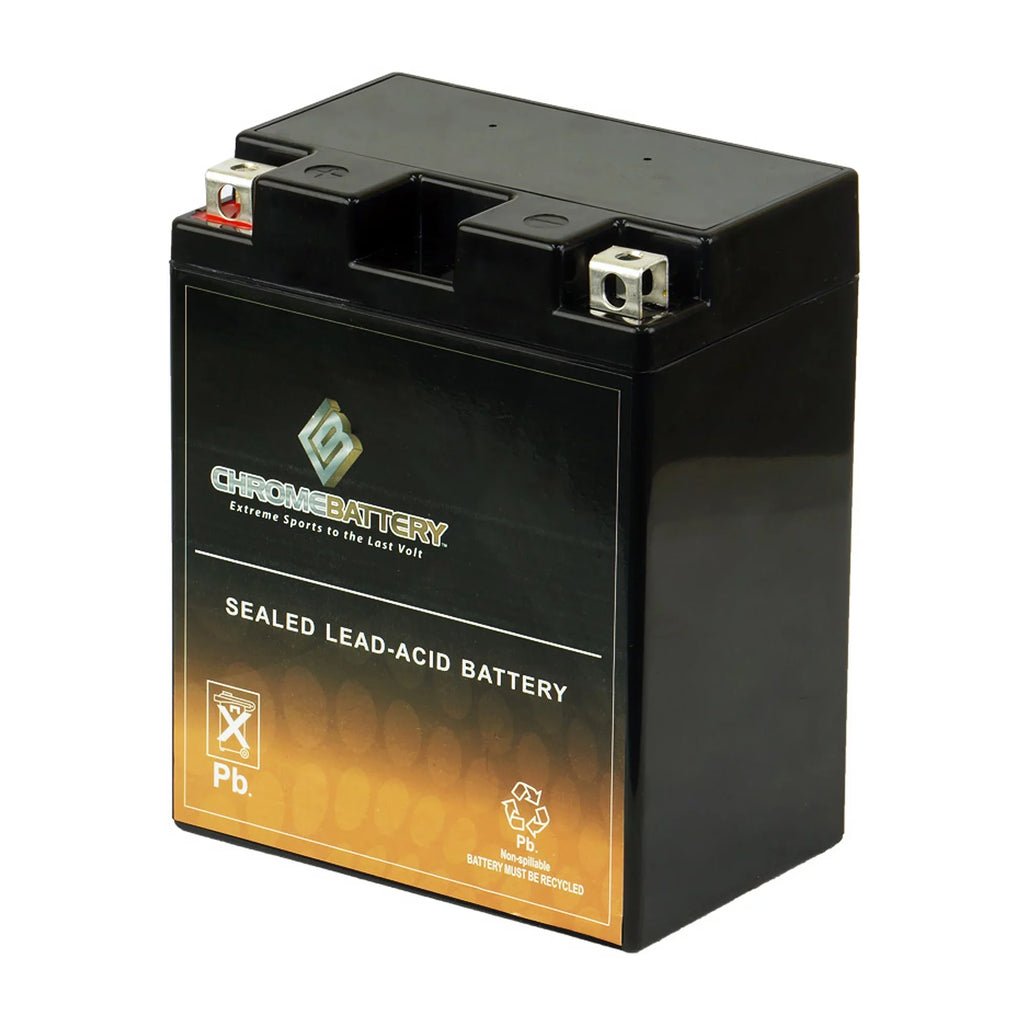 CCA) Ah, 12 300 Battery Atv Battery 1995 for Chrome YTX14AH-BS Bayou 4x4 210 (14AH-BS Klf300-c Volt,12 300cc Kawasaki