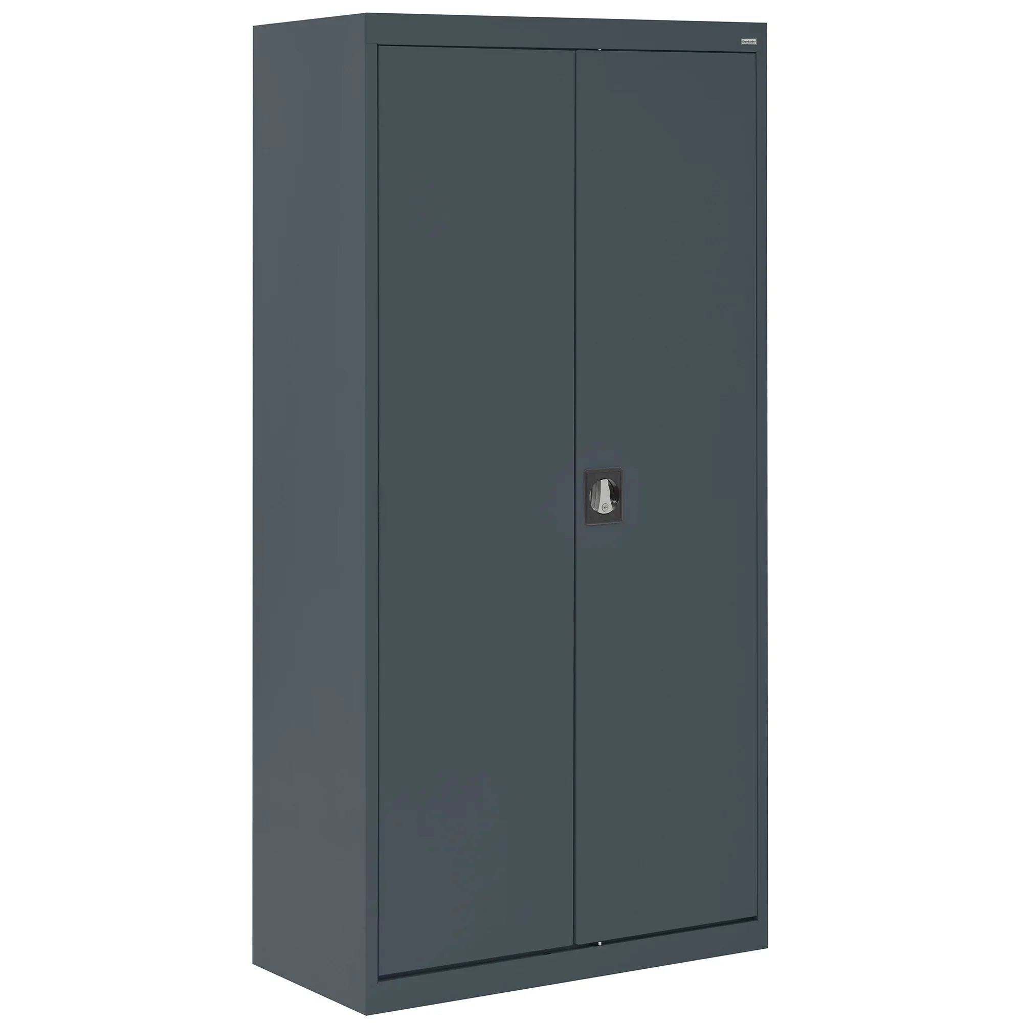 72"H, Charcoal Elite x Wardrobe x Adjustable 36"W Shelf, 24"D Cabinet Series with