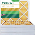 11 AC Filters Pleated 17x17x2 Air MERV HVAC Furnace Filterbuy (5-Pack)