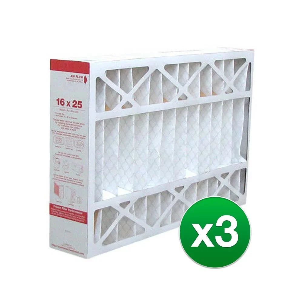 For Lennox MERV - Filter Pack) X6672 Replacement Air (3 Furnace 16x25x5 11