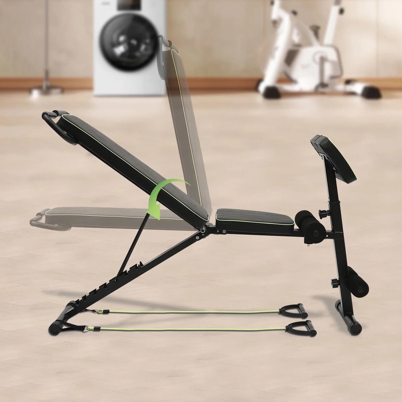 Equipment Gym Bench Foldable Adjustable Incline Workout Decline Bench Home Training Weight