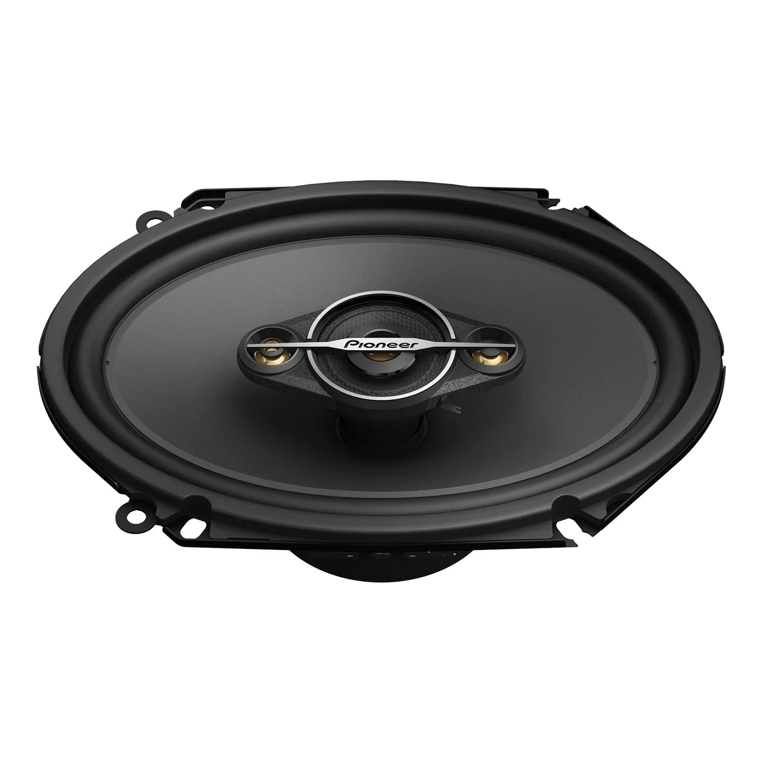 x 2 Gold, TS-A6881F Power Full-Range 350-Watt Max 8-In. 4-Way 6-In. Speakers Pack, Pioneer and TS-A6881F Coaxial Black