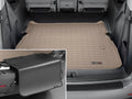with Honda 2nd Trunk Seating Liner With Bumper Protector Tan compatible 2018-2024 WeatherTech with Odyssey Behind Cargo Bumper Row - Protector,
