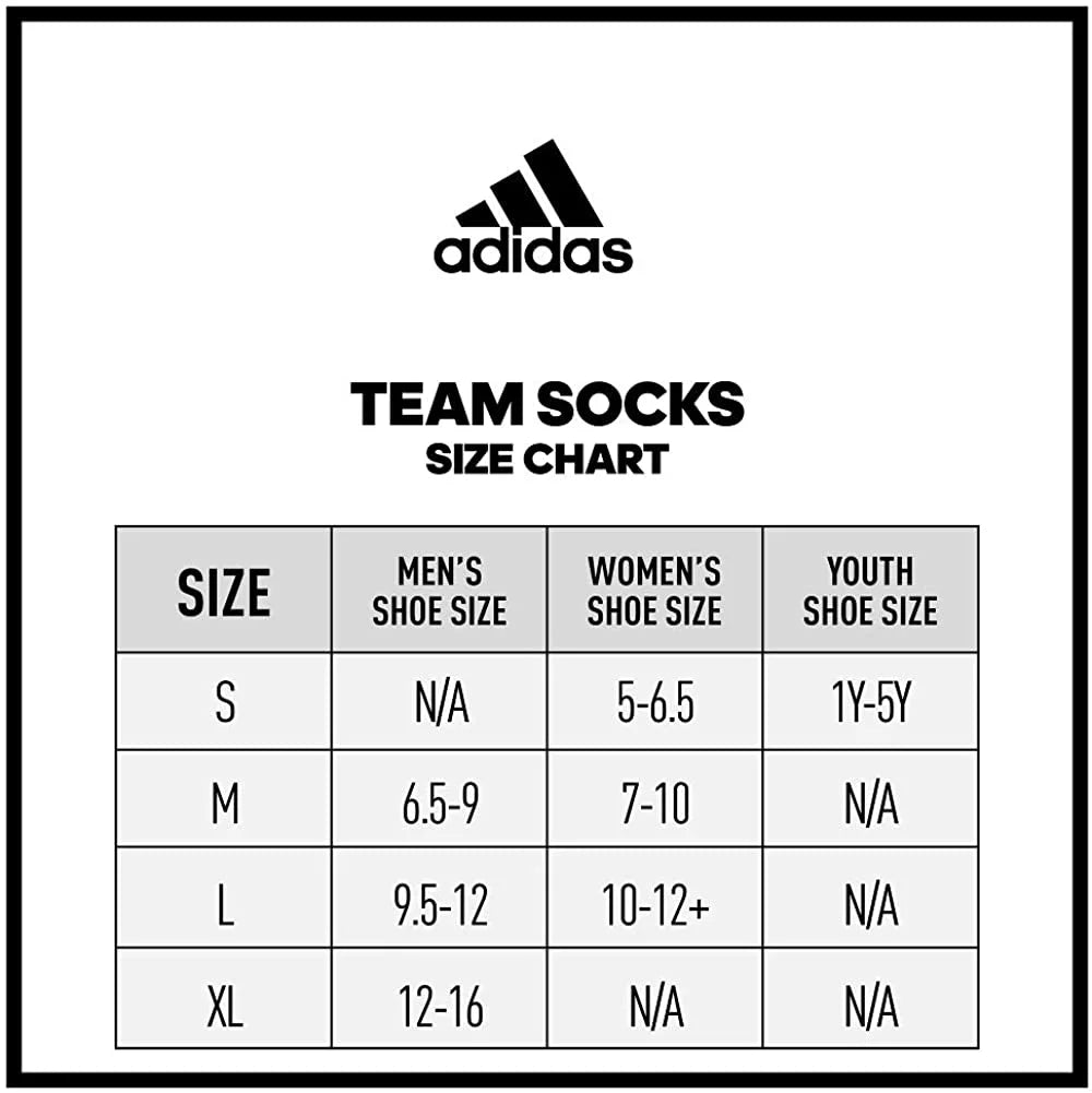 (1-Pair) 365 Unisex-Adult Creator Basketball adidas Socks X-Large Crew White/Black