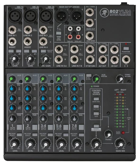 Headphones 16R MSB16R 8-Ch. Stagebox Mixer+Samson Mini Soundcraft 16x8+Mackie