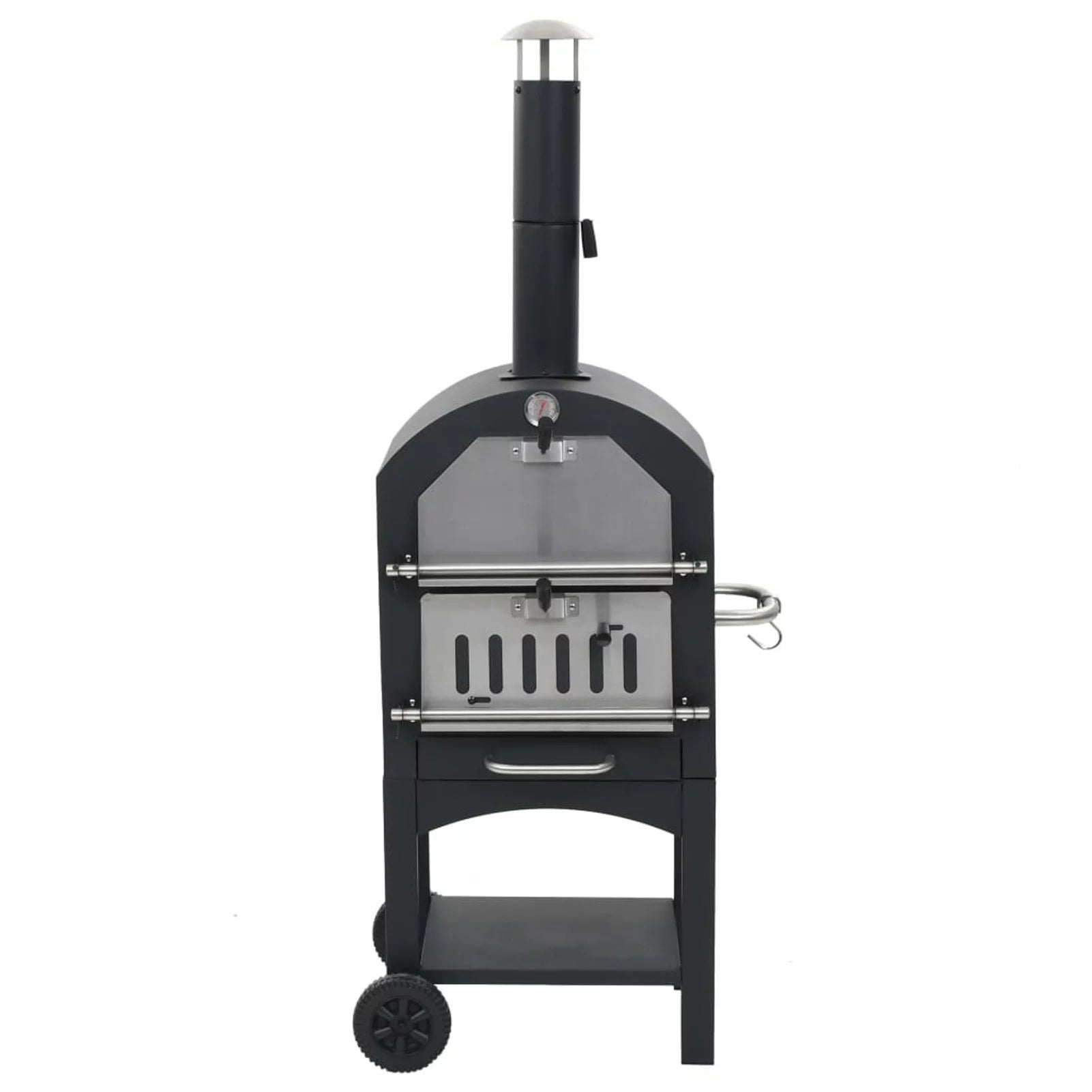 Charcoal Fireclay Suzicca Pizza Fired Stone with Oven