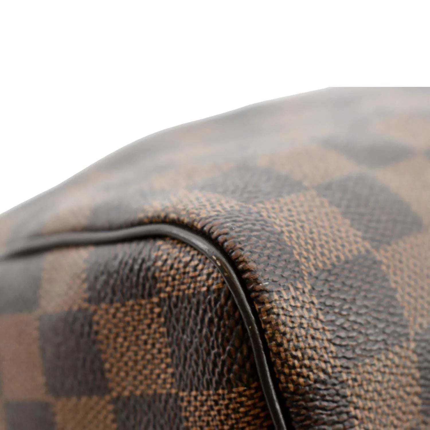 Shoulder Speedy LOUIS Pre-owned Bag Damier Ebene Bandouliere Brown VUITTON 30