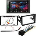 1999-2002 Volkswagen AM/FM Bundle Touchscreen Car Bluetooth/Backup WVGA Media Golf for Camera/Installation Pioneer Receiver Stereo DIN Double Digital 6.2" Kit/in-Dash KIT4974 DVD/CD with W/