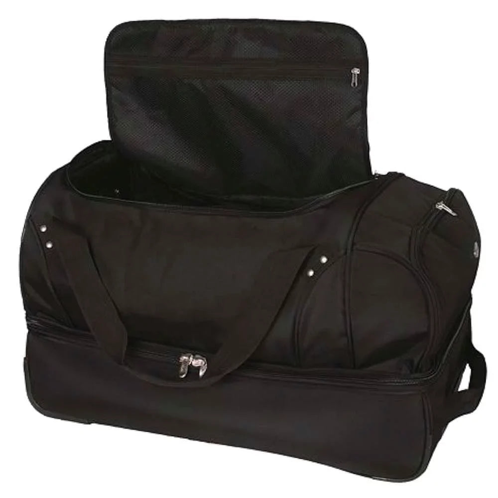 Drop Bottom 2-Wheel Eagles Black Rolling Philadelphia 27'' MOJO Duffel Bag