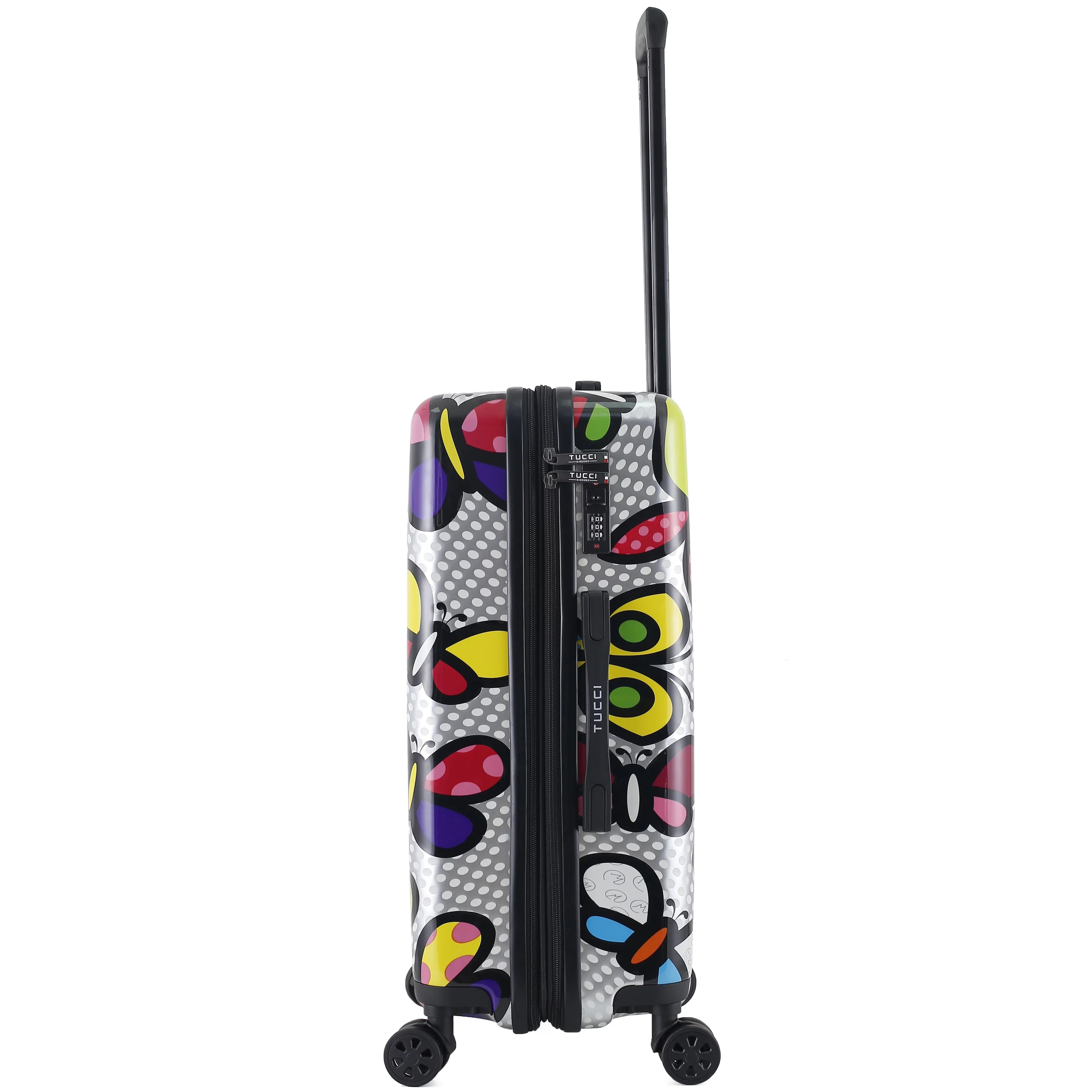 Butterfly TUCCI Suitcase 20" Italy Luggage Pop Pop Art