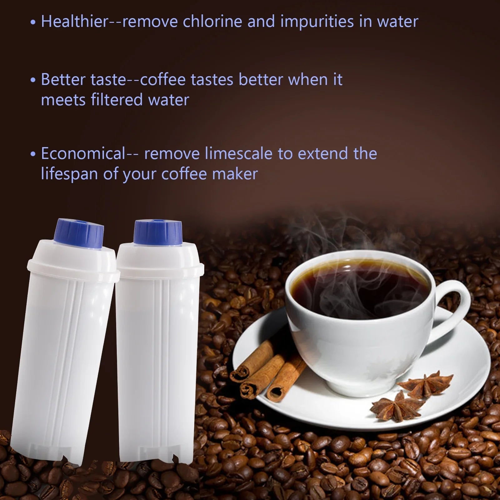 Coffee Filter C002 Maker Delonghi Coffee Filter Replacement Filter Accessory Replacement Compatible Filter Coffee Water Cartridge Tomshoo For Coffee Machine 4Pcs With Machine Dsl Maker