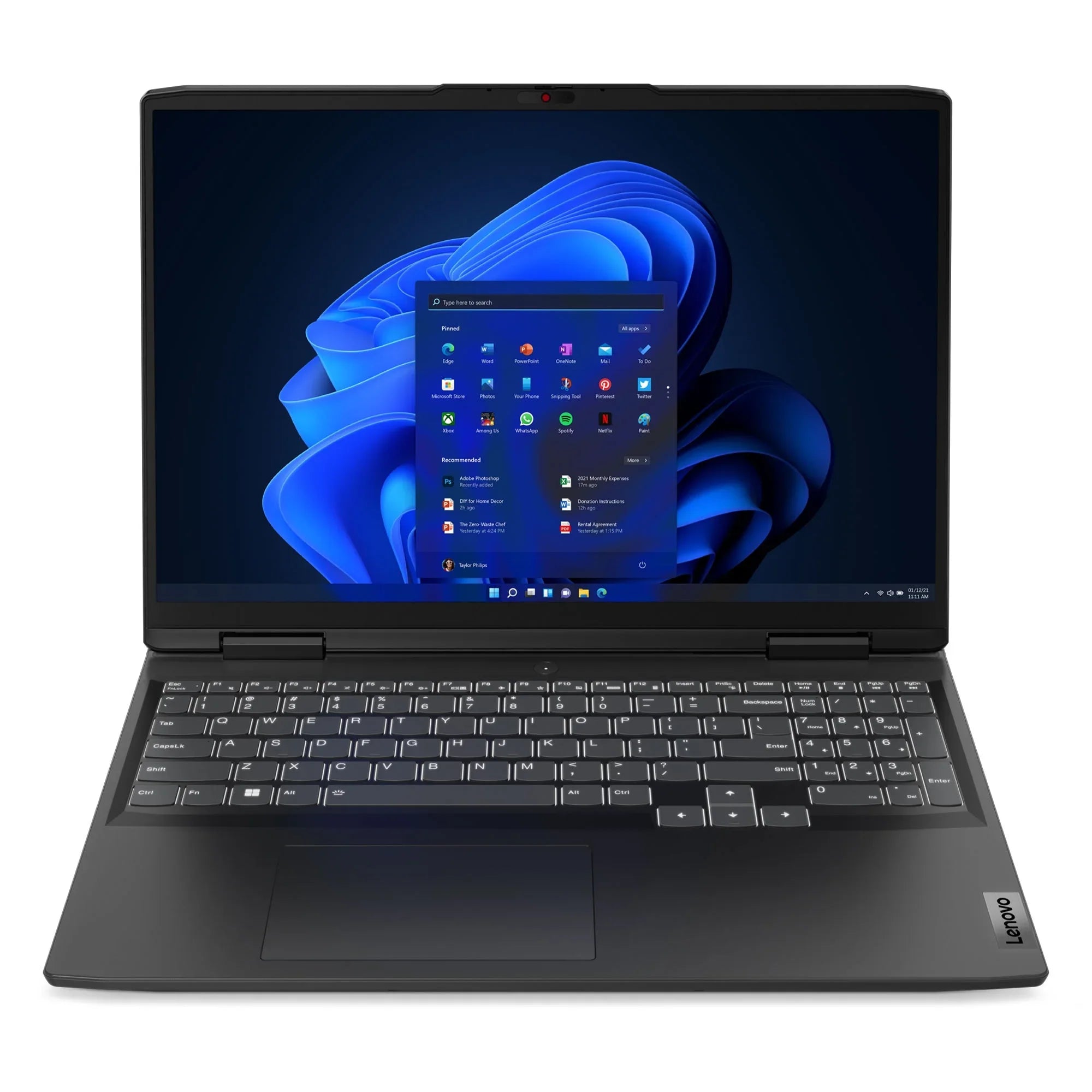 Laptop, Ryzen IdeaPad 16" 7 Lenovo For 512GB, Gaming 165Hz, 3 8GB, Gaming 6800H, IPS