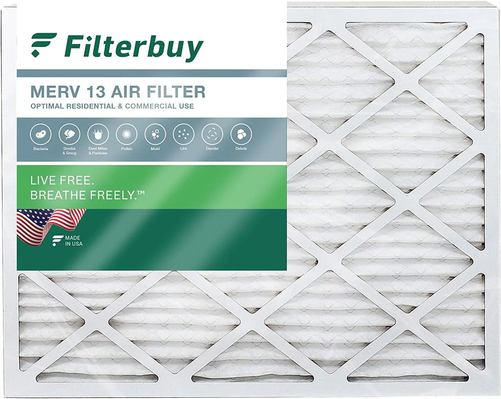 Filters 13 Pleated 18x25x2 MERV Filterbuy Furnace Air (1-Pack) HVAC AC