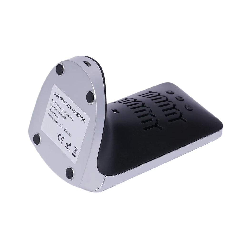 Black) (White, for CO2, Air Miumaeov Monitor Quality Temperature & Humidity Indoor