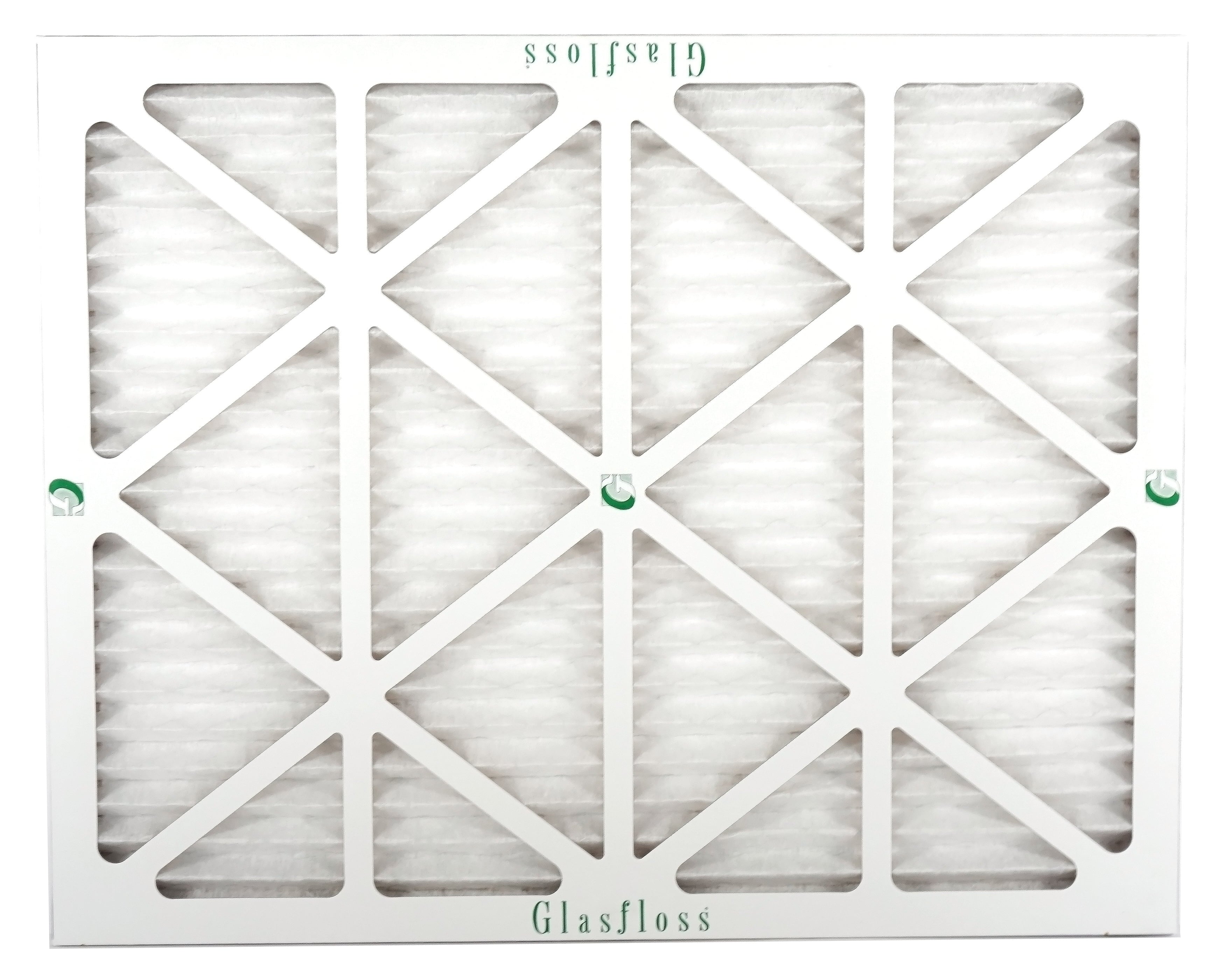 MERV Air - Glasfloss Air 4) (Pack USA. Air Filter Filter Home Furnace Pleated AC - 2" or 20x22x2 In - - Made The or - - 10 Office Filter HVAC of