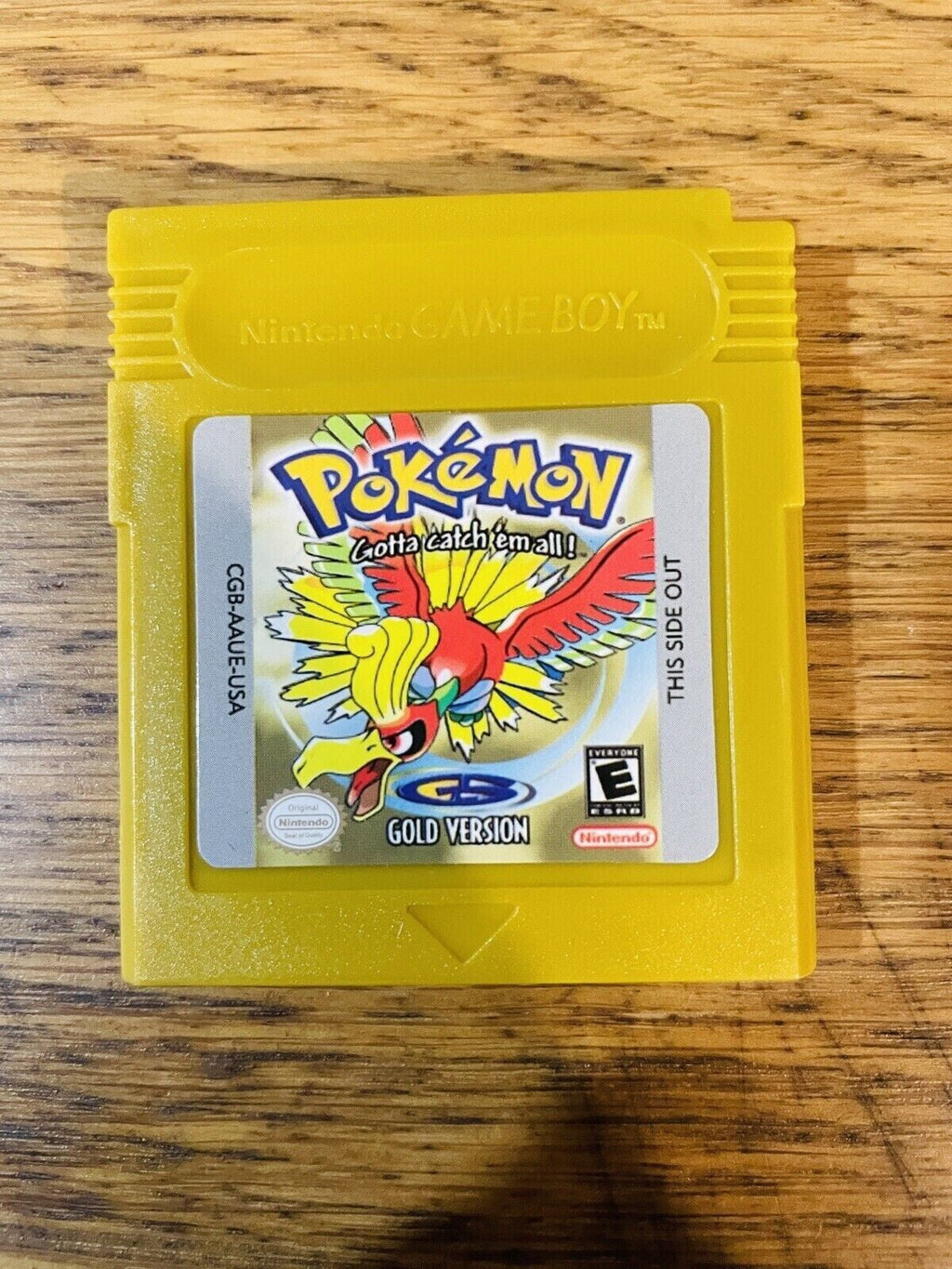 Gameboy Pokemon - Working Gold Color And Version - Tested