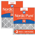 (3 Pleated 15 Nordic Pack 20x20x4 2 Air Pure Filters 5/8) MERV