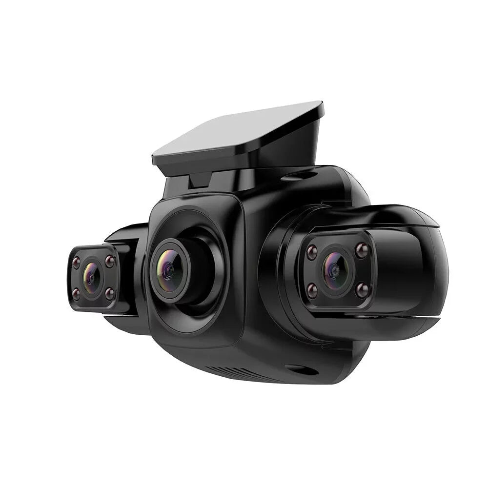 Vision and Left, HD Rear Channel Front, Rear, 3 Night Cam Driving Recorder Front and Car Inside, Cameras Right Dash 360¡ãPanoramic
