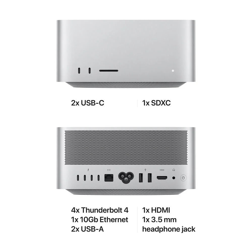 '- Computer Max Pre-Owned 512GB- Good) Desktop (Refurbished: MJMV3LL/A Apple Mac Apple - Studio -32GB- M1 Silver