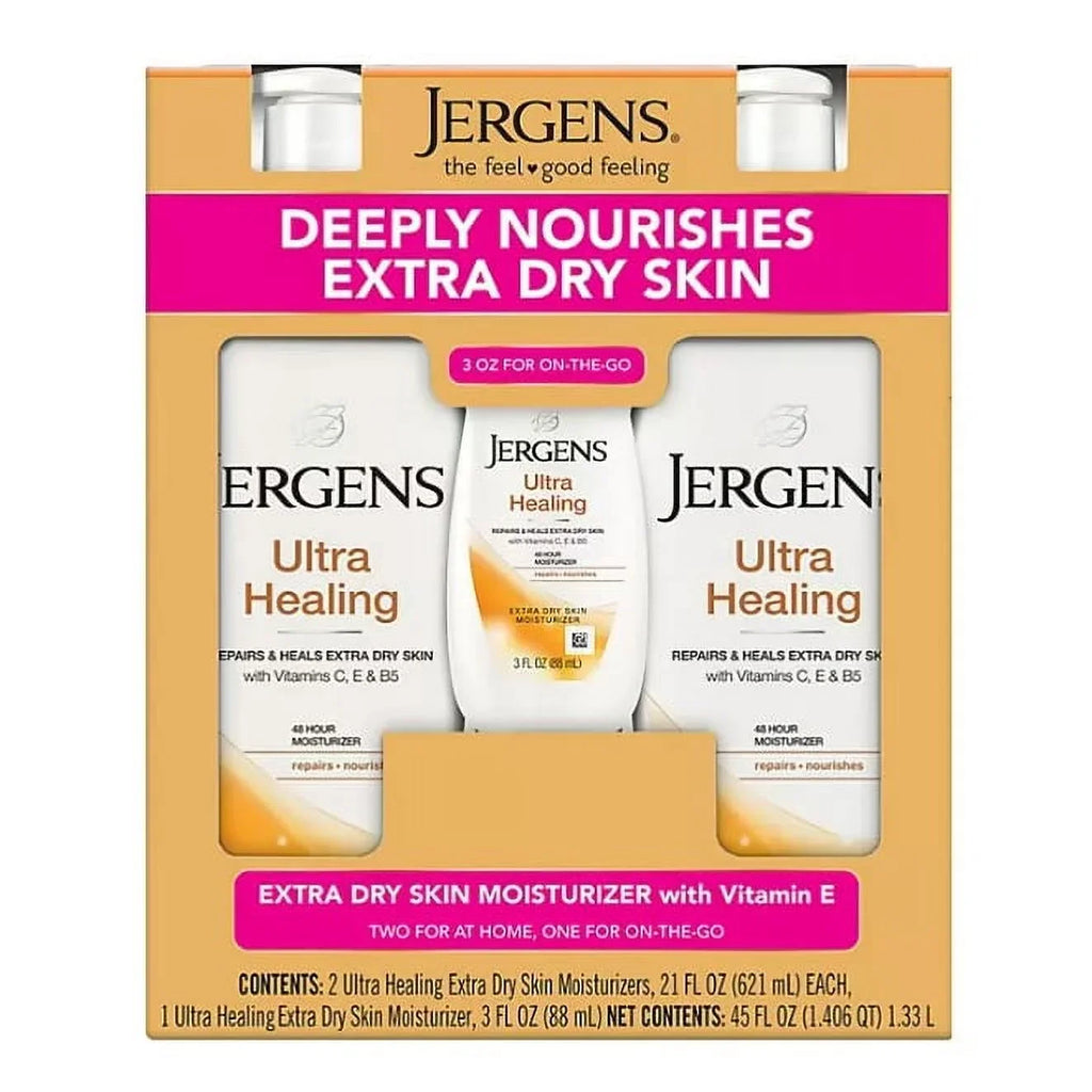 fl. Healing Ultra + Skin Extra (21 oz.) Jergens oz., pk. 2 Dry 3 Moisturizer